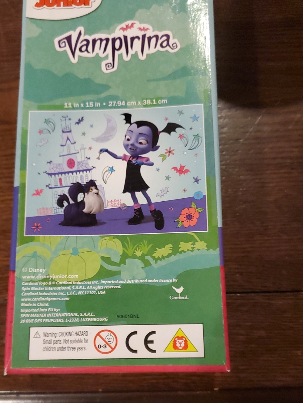 Disney Vampirina Purple and Black Character Playset Art Panel